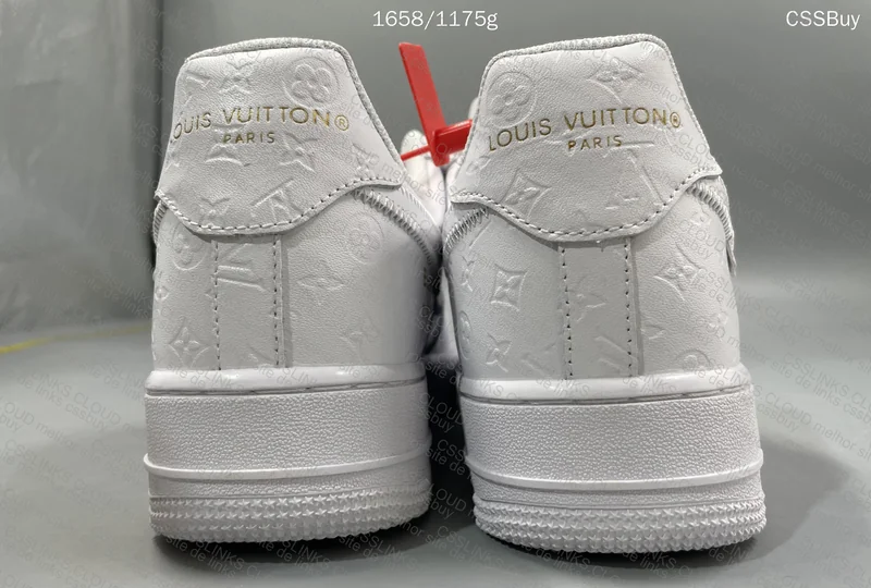 LV Air Force 1 White Sneakers 2