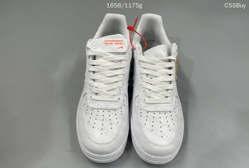 LV Air Force 1 White Sneakers 3