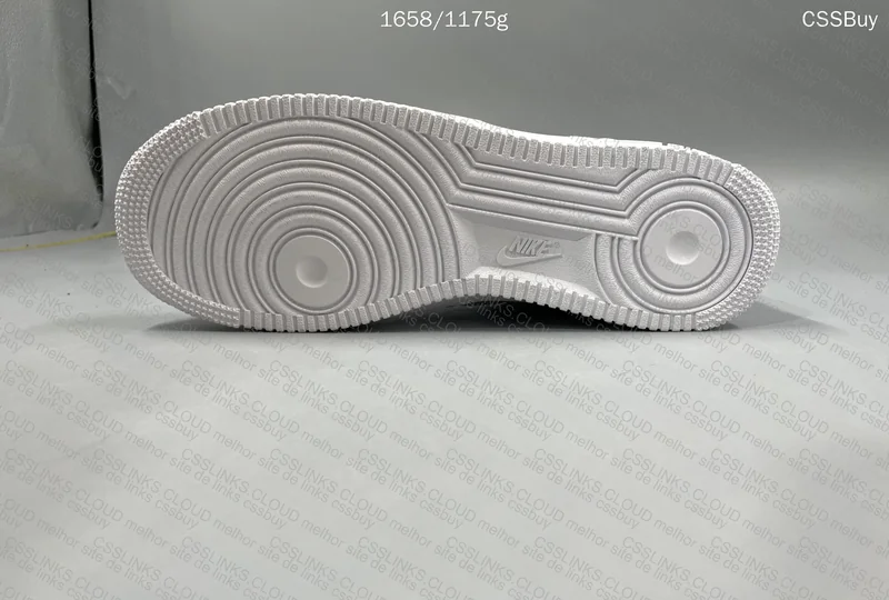 LV Air Force 1 White Sneakers 8