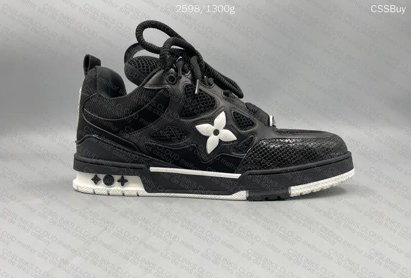 LV Skate 'Black White' Sneakers 4