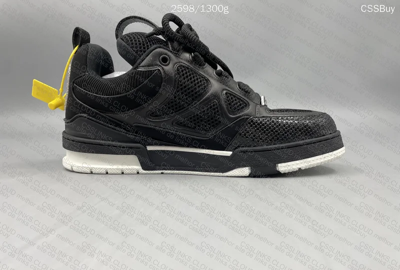 LV Skate 'Black White' Sneakers 8