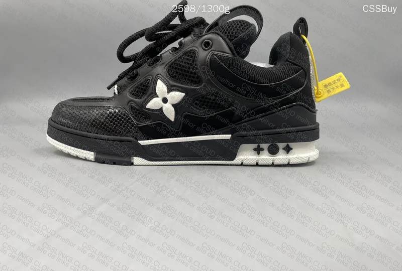 LV Skate 'Black White' Sneakers 9