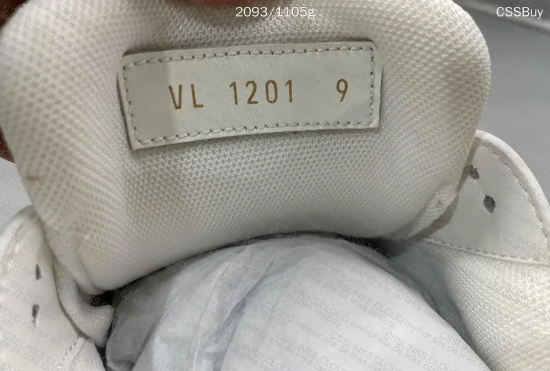 LV Trainer Beige Monogram Denim Sneakers 7