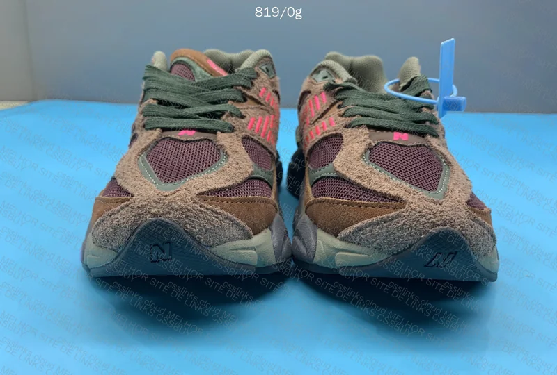 New Balance 9060 Burgundy Pink Sneakers 2