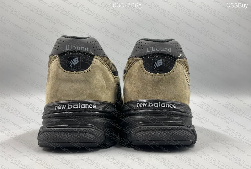 New Balance JJJJound X 990v3 'Brown' Sneakers 4