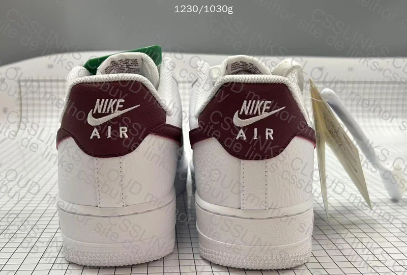 Nike Air Force 1 '07 White and Red 3
