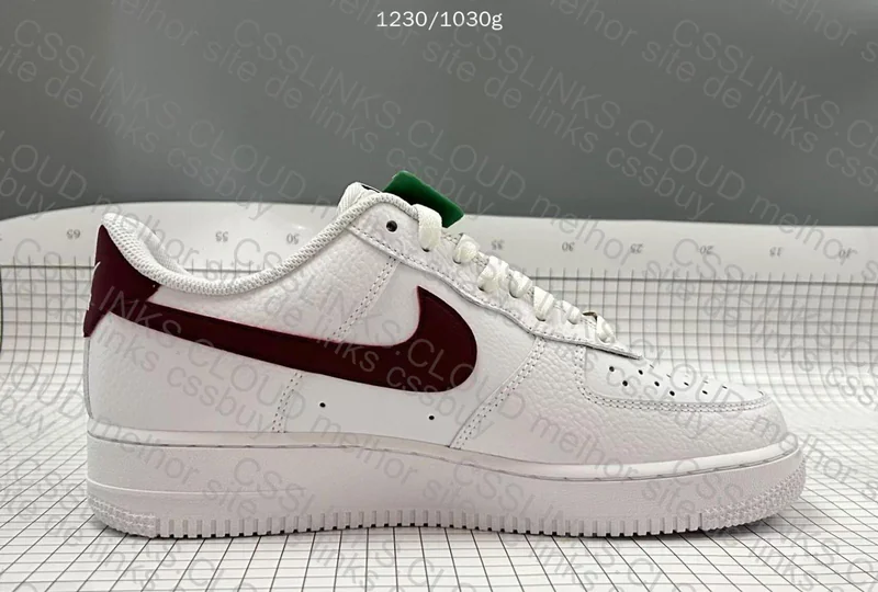 Nike Air Force 1 '07 White and Red 8