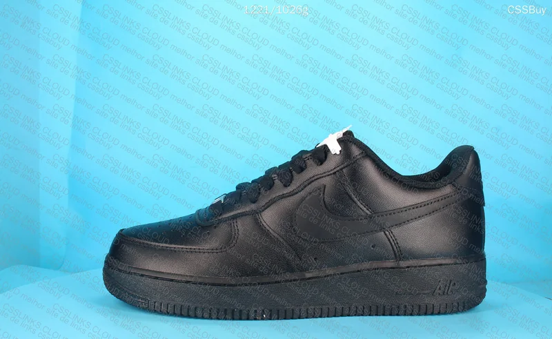Nike Air Force 1 Black 6