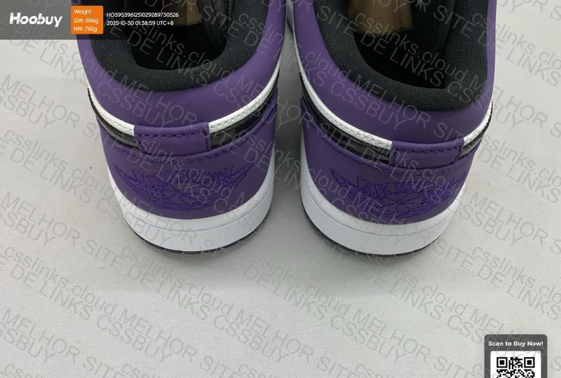 Nike Air Jordan 1 Low Court Purple (553558-125) Dt