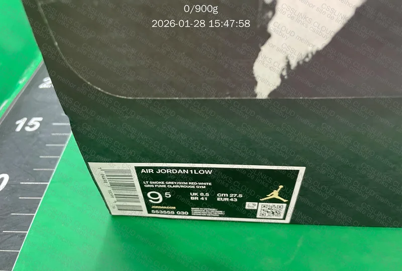 Tênis Nike Air Jordan 1 Low Light Smoke Grey 4