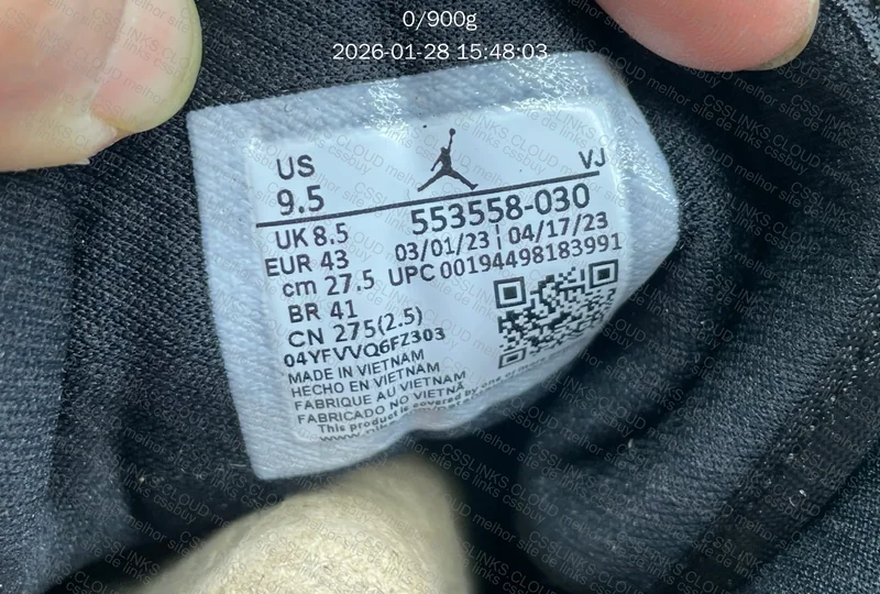 Tênis Nike Air Jordan 1 Low Light Smoke Grey 9