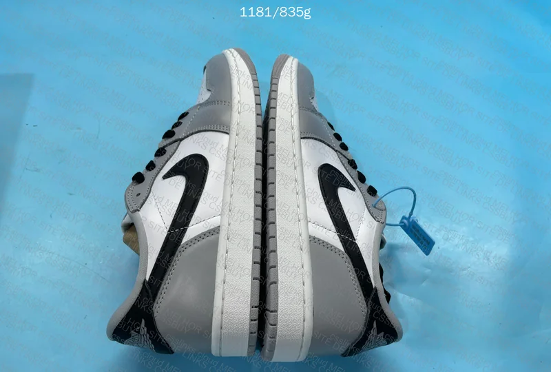 Nike Air Jordan 1 Low Og Wolf Grey And White 3