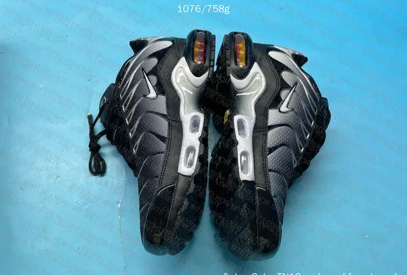 Nike Air Max Plus Tn Black and White Putian 8