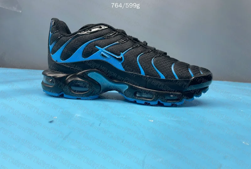 Nike Air Max Plus TN Tuned Black University Blue 3
