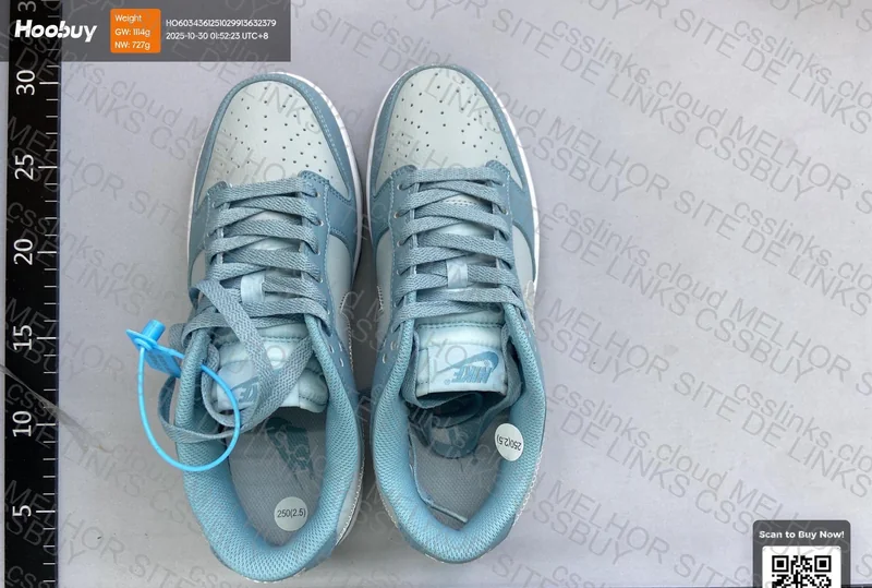 Nike Dunk Clear Blue Swoosh (Dh9765-401) New VT 2