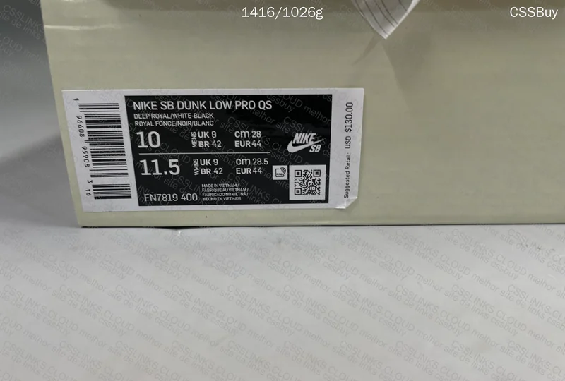 Nike Dunk Low SB x Born x Raised Blue 4