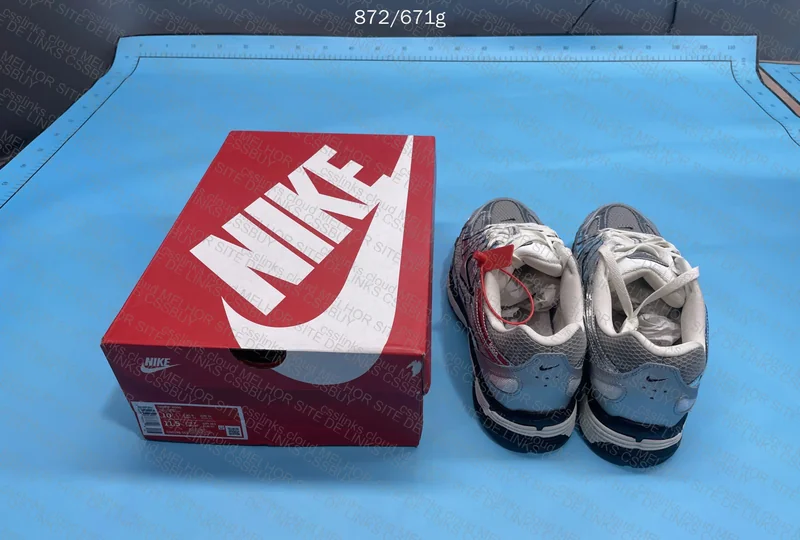 Nike P-6000 Metallic Silver Sneakers 10