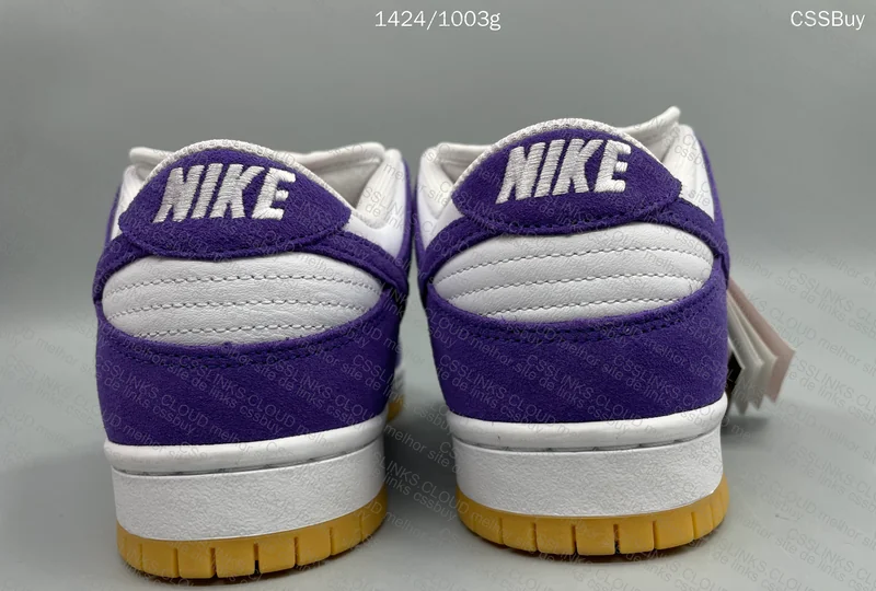 Nike SB Dunk Low Pro Iso 'Court Purple' White/Purple Sneakers 9