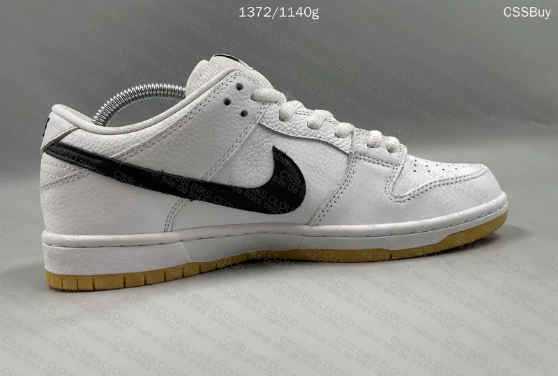 Nike SB Dunk Low Pro 'Orange Label' - White Gum Sneakers 4