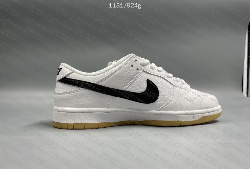 Nike SB Dunk Low Pro White Gum Sneakers 5
