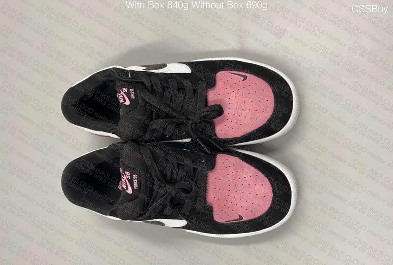 Nike SB Force 58 White/Pink Sneakers 2