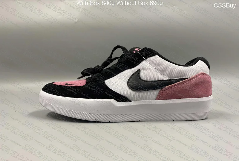 Nike SB Force 58 White/Pink Sneakers 5