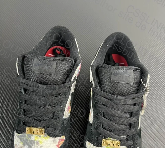 Nike Supreme x Dunk Low SB Rammellzee Sneakers (Similar to OG) 2