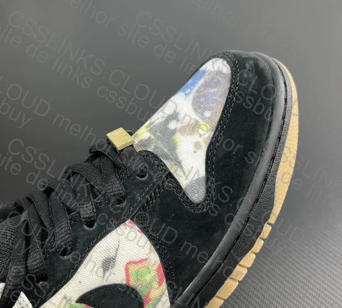 Nike Supreme x Dunk Low SB Rammellzee Sneakers (Similar to OG) 4