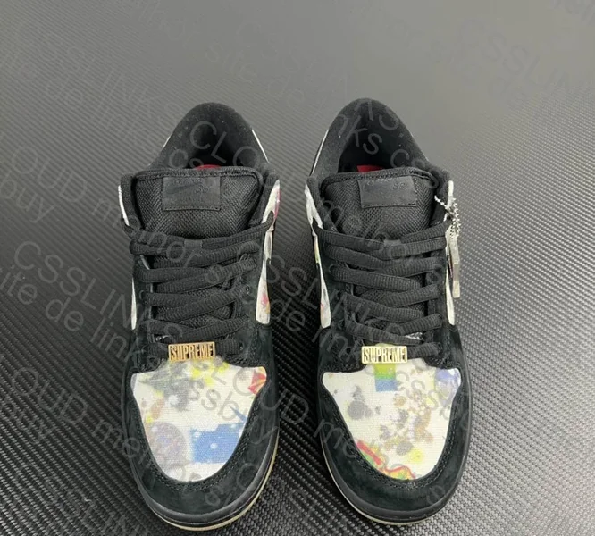 Nike Supreme x Dunk Low SB Rammellzee Sneakers (Similar to OG) 6