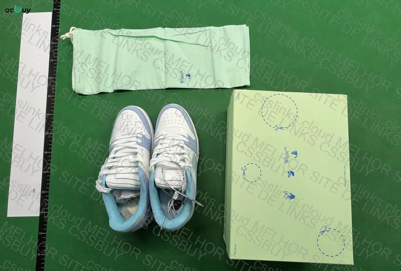 Blue Off-White Sneakers 6