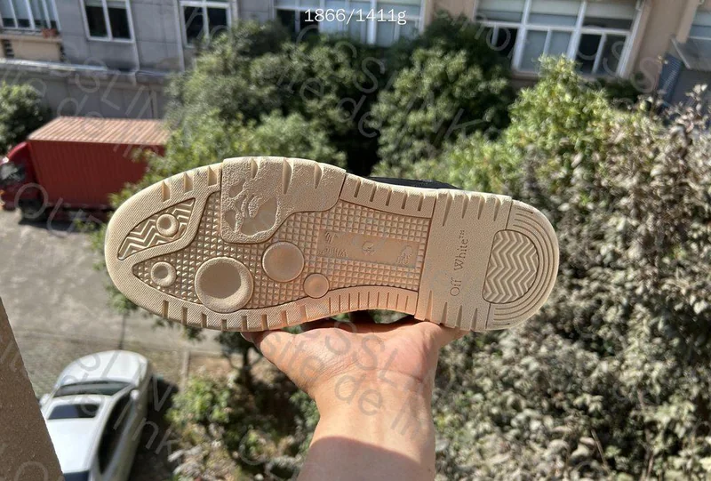 Off White Out of Office Black Gum Sneakers 2