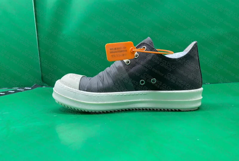Rick Owens DRKSHDW Low Hustler Taped Ramones Sneakers