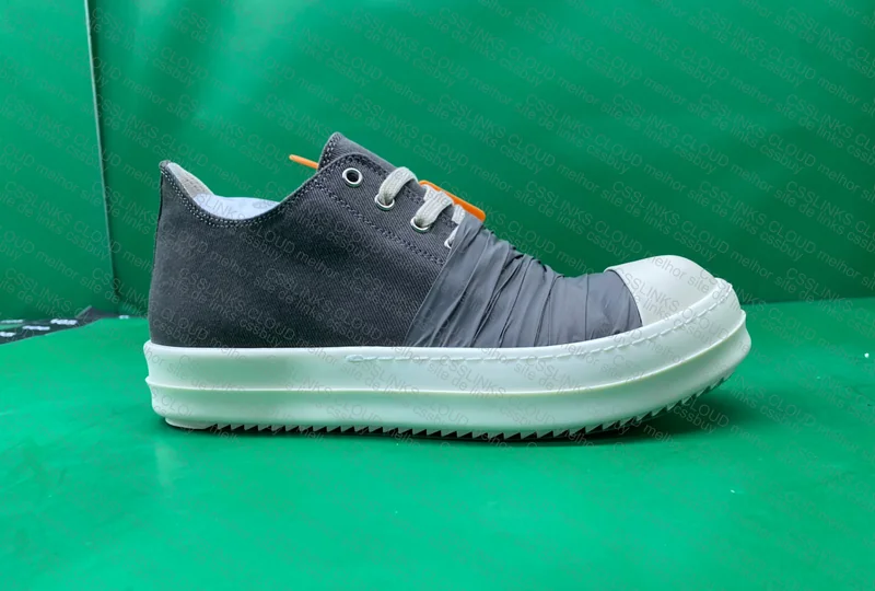 Rick Owens DRKSHDW Low Hustler Taped Ramones Sneakers 4