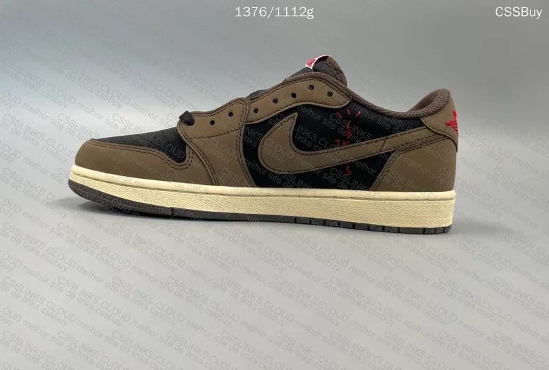 Travis Scott x Air Jordan AJ1 Low Ts x AJ1 Nk Dunk Low Sneakers 5
