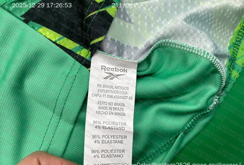 Botafogo Goalkeeper Third Jersey Reebok 2025 5
