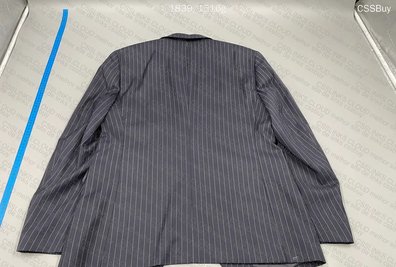 Navy Blue Pinstripe Suit Italian Cut