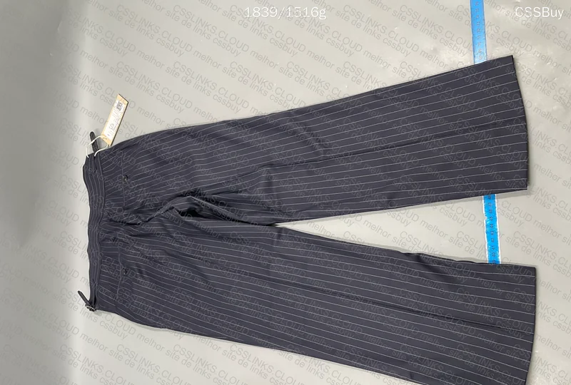 Navy Blue Pinstripe Suit Italian Cut 6