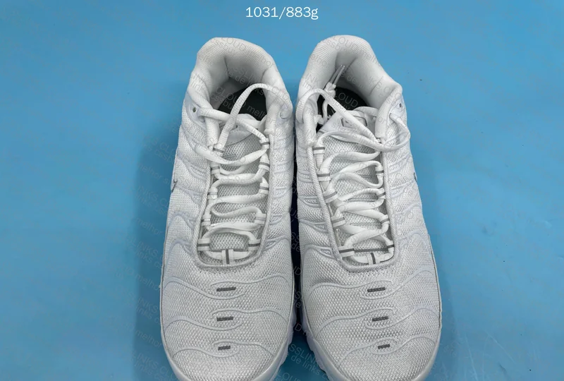 TN Triple White Gray Sole