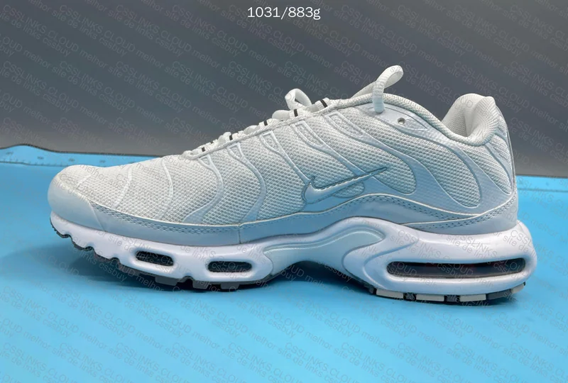 TN Triple White Gray Sole 4
