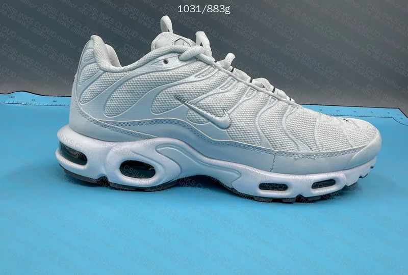 TN Triple White Gray Sole 5