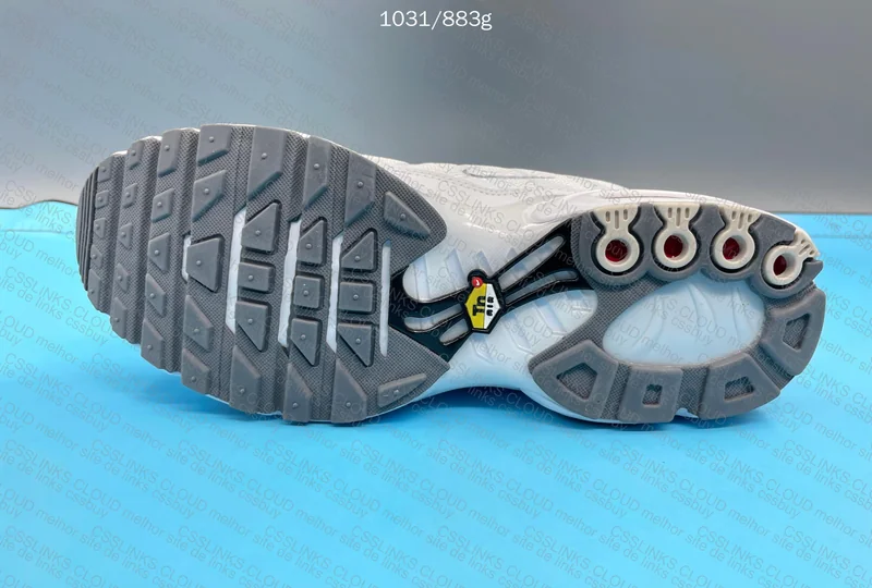 TN Triple White Gray Sole 6