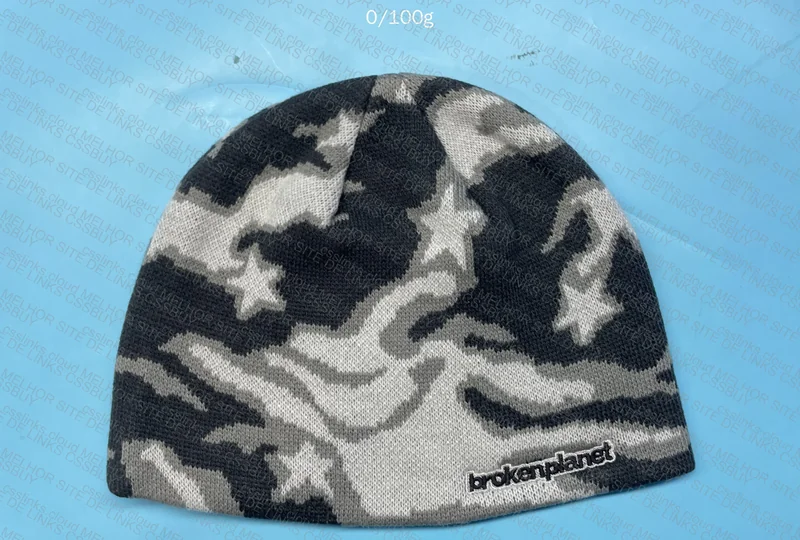 Broken Planet Camo Beanie 2