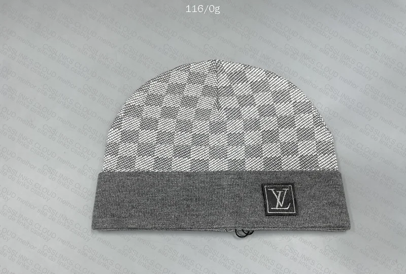 Gray LV Beanie