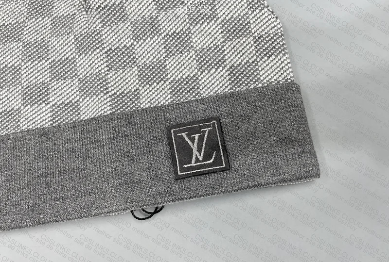 Gray LV Beanie 2