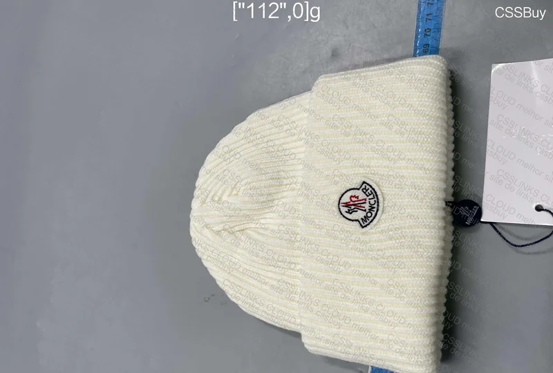 White Moncler Beanie