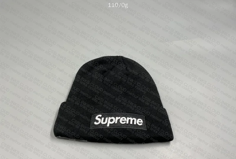 Supreme x New Era Box Logo FW21 'Black' Beanie