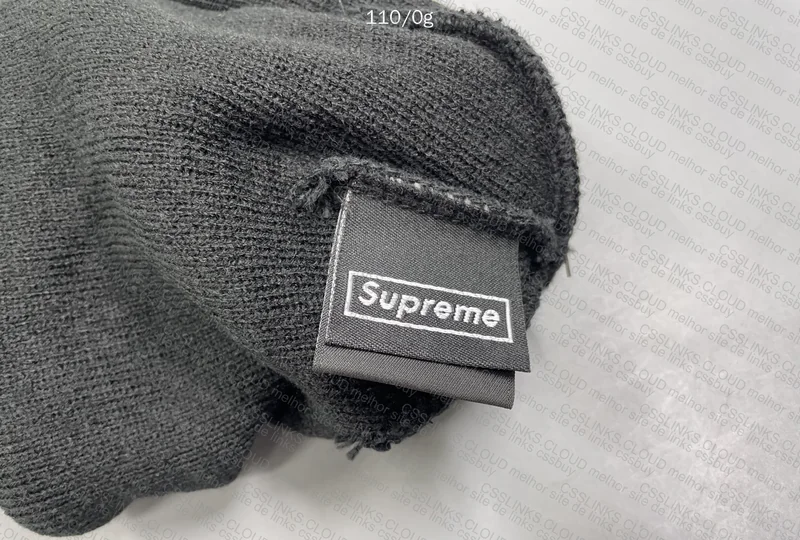Supreme x New Era Box Logo FW21 'Black' Beanie 5