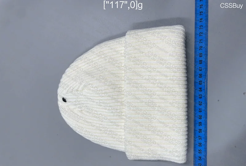 TNF White Beanie 3