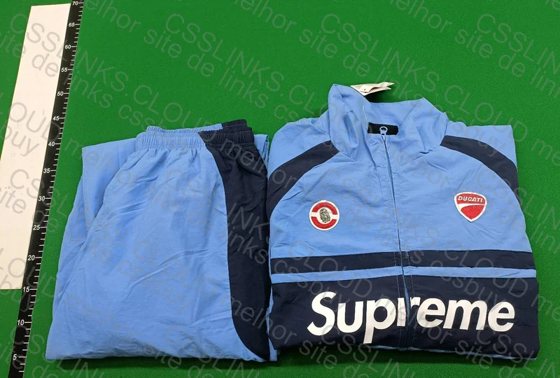 Track suit supreme x ducati blue 4