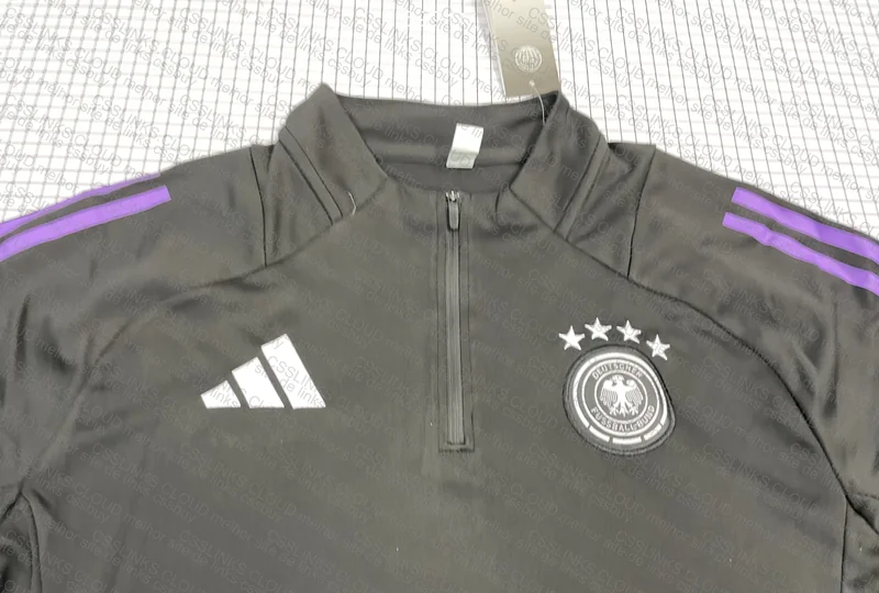 Black and Purple Germany Track Suit 4